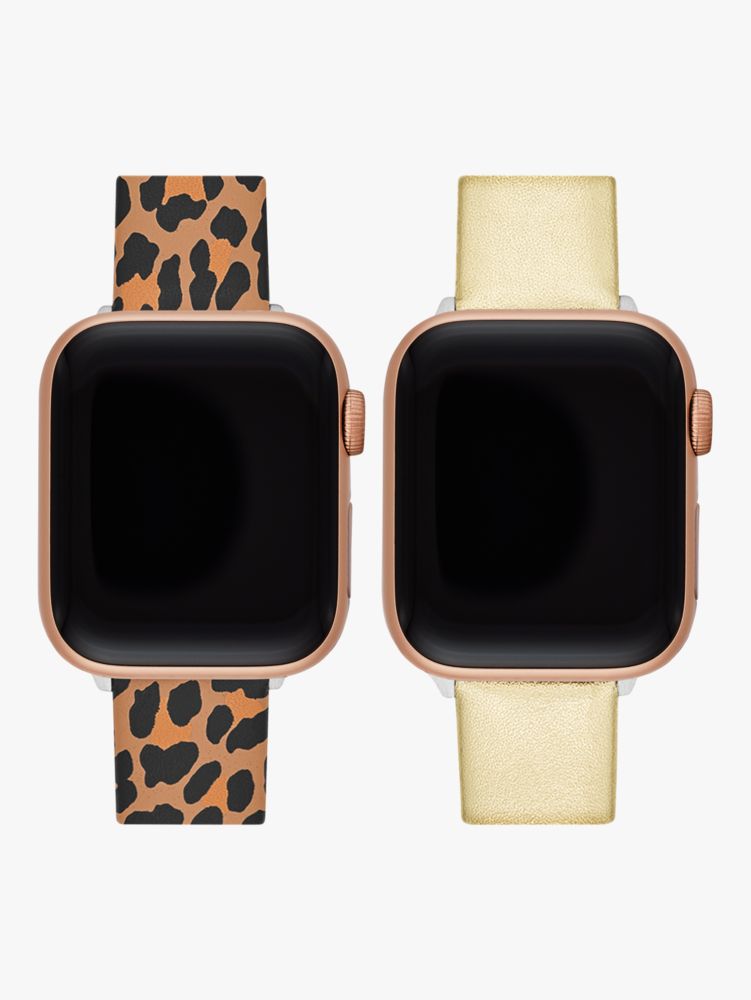 Leopard Cross Compatible 38/40/41mm Band Set For Apple Watch®