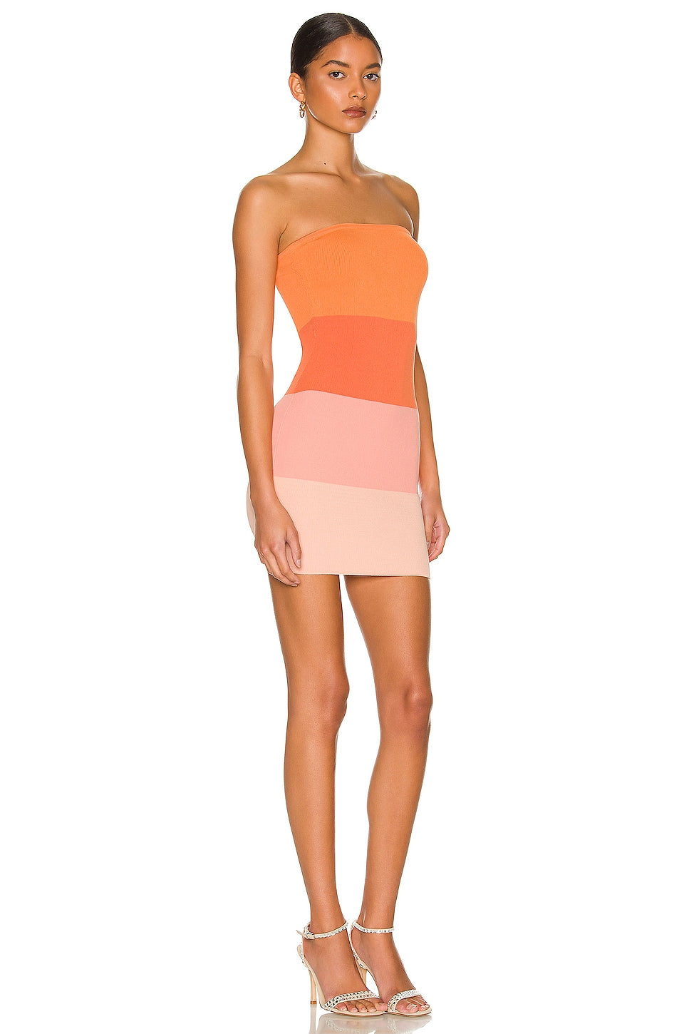 superdown Perla Ombre Mini Dress in Peach Ombre