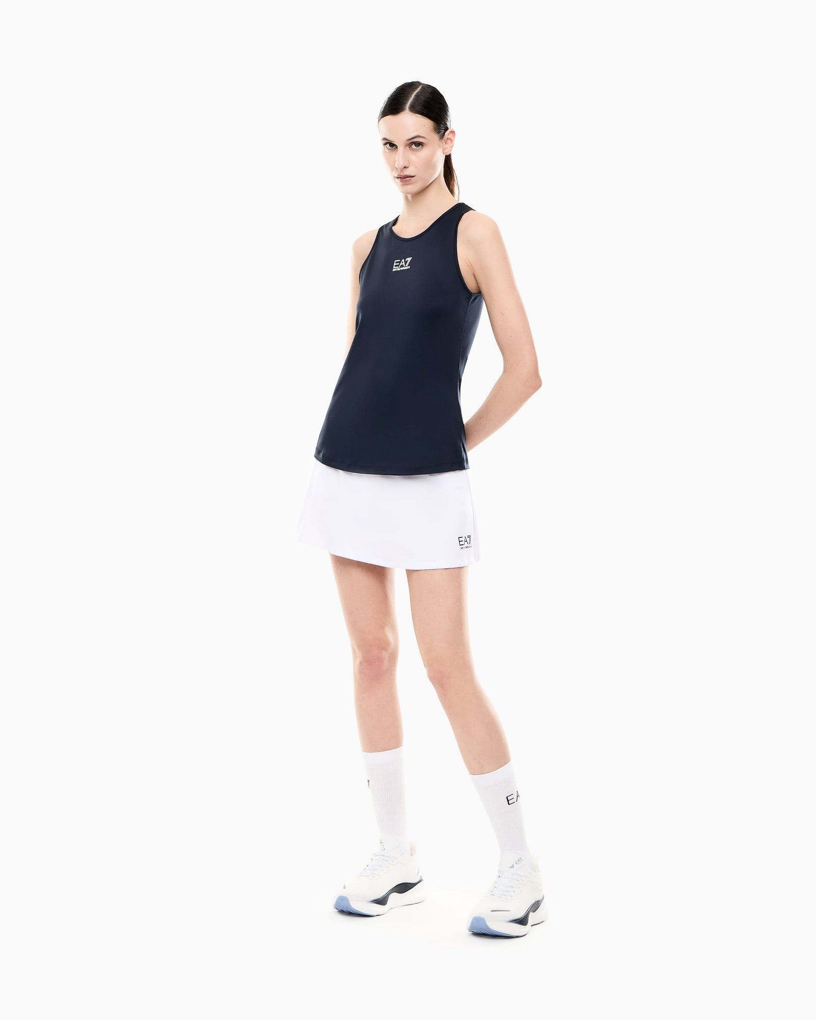 EA7 Activewear skirt with pleats and built-in shorts Tennis Pro