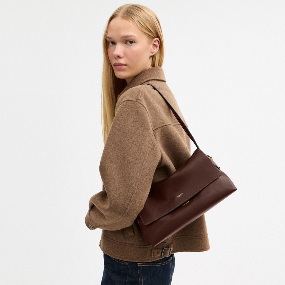 Coach Chelsea Shoulder Bag 30 Brass Maple