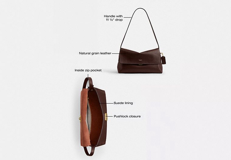 Coach Chelsea Shoulder Bag 30 Brass Maple