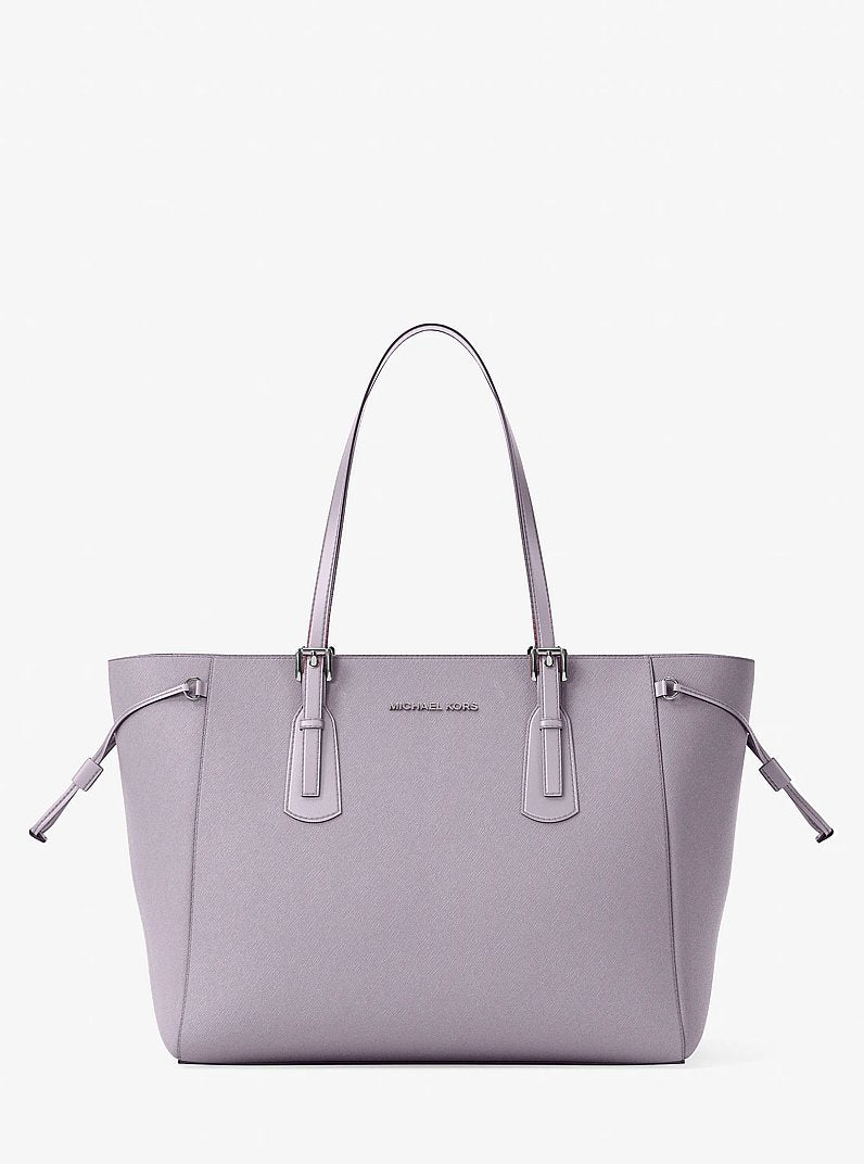 Michael Kors Voyager Large Saffiano Leather Tote Bag Lilac