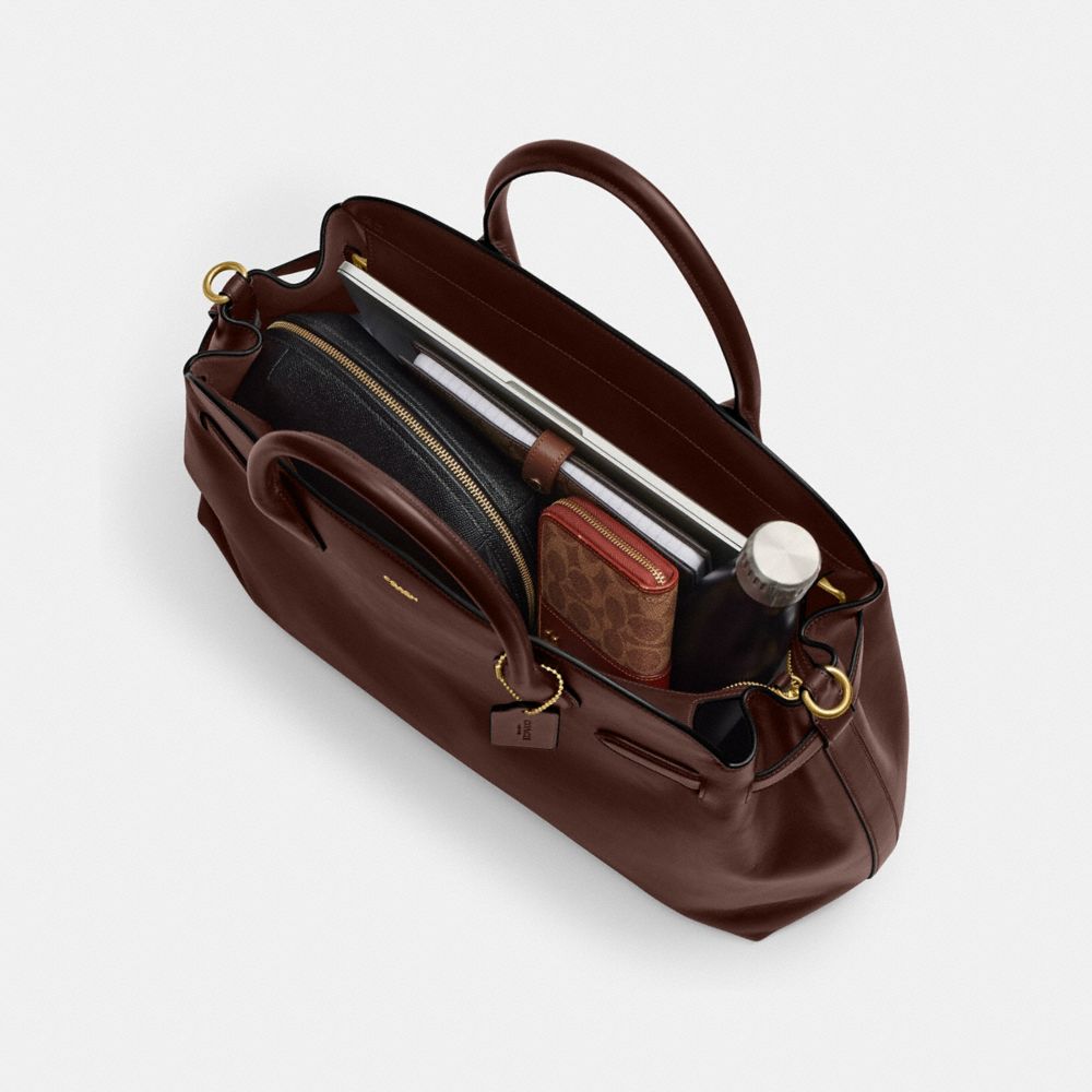 Coach Soft Empire Carryall Bag 48 Brass Maple