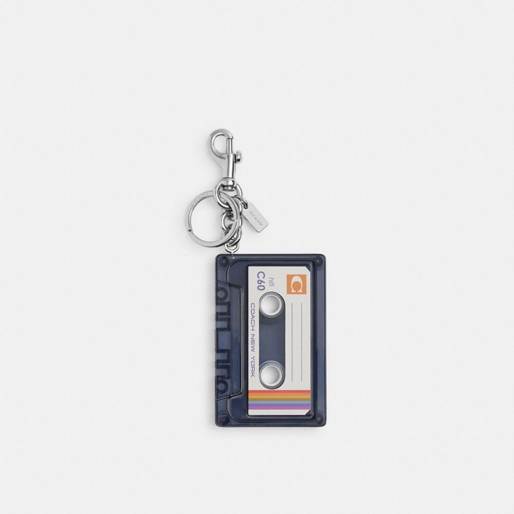 Coach Cassette Bag Charm Black