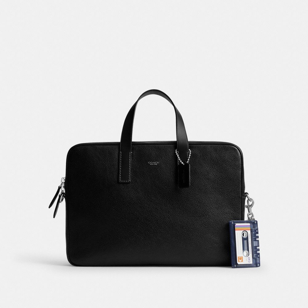 Coach Cassette Bag Charm Black