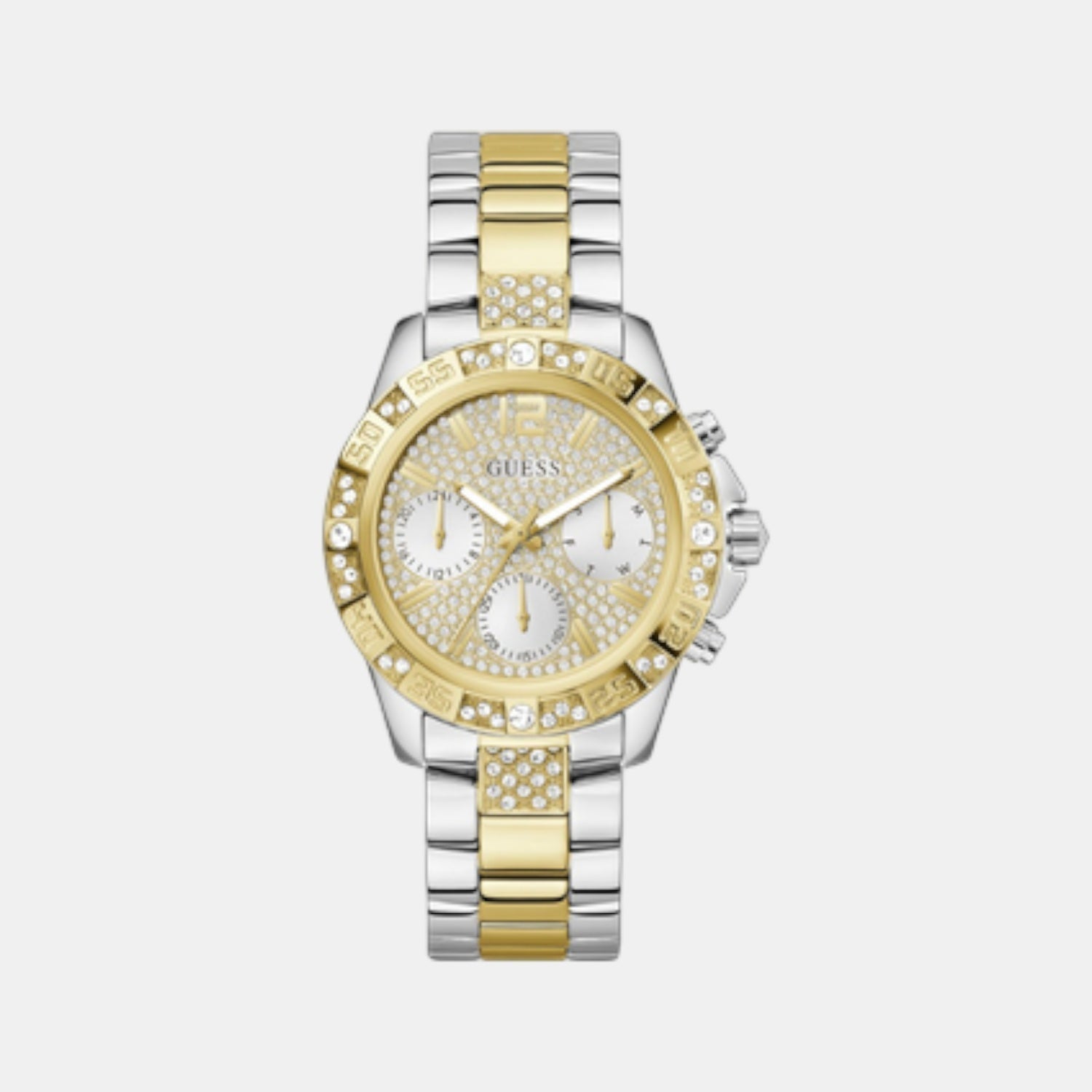 Guess Gs Majesty Women Quartz White Dial Analog Stainless Steel Gw0771L3