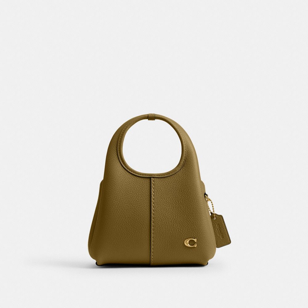 Coach Lana Shoulder Bag 19 Brass Muted Olive