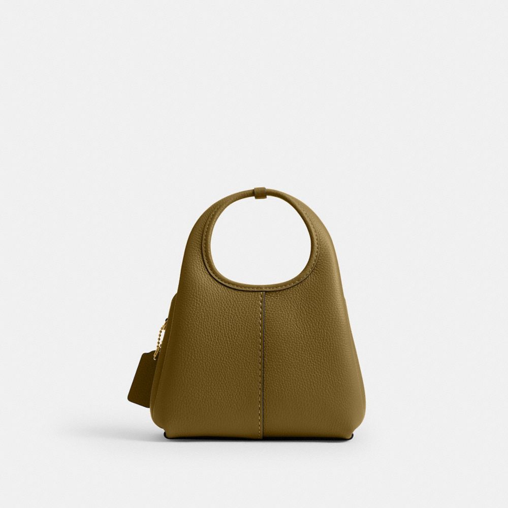 Coach Lana Shoulder Bag 19 Brass Muted Olive