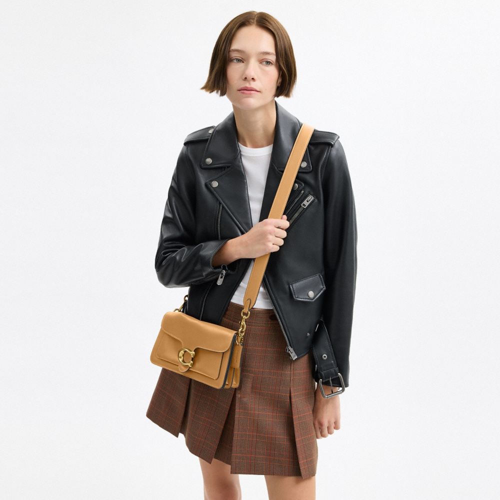 Coach Tabby Shoulder Bag 26 Brass Biscuit