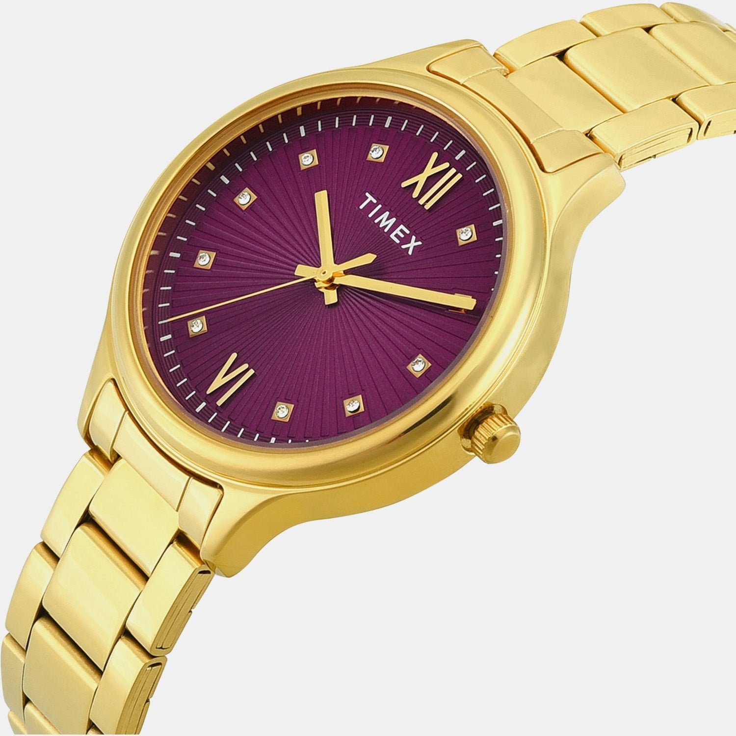 Timex Trendline Women Quartz Dial Analog Stainless Steel Watch Twtl12113