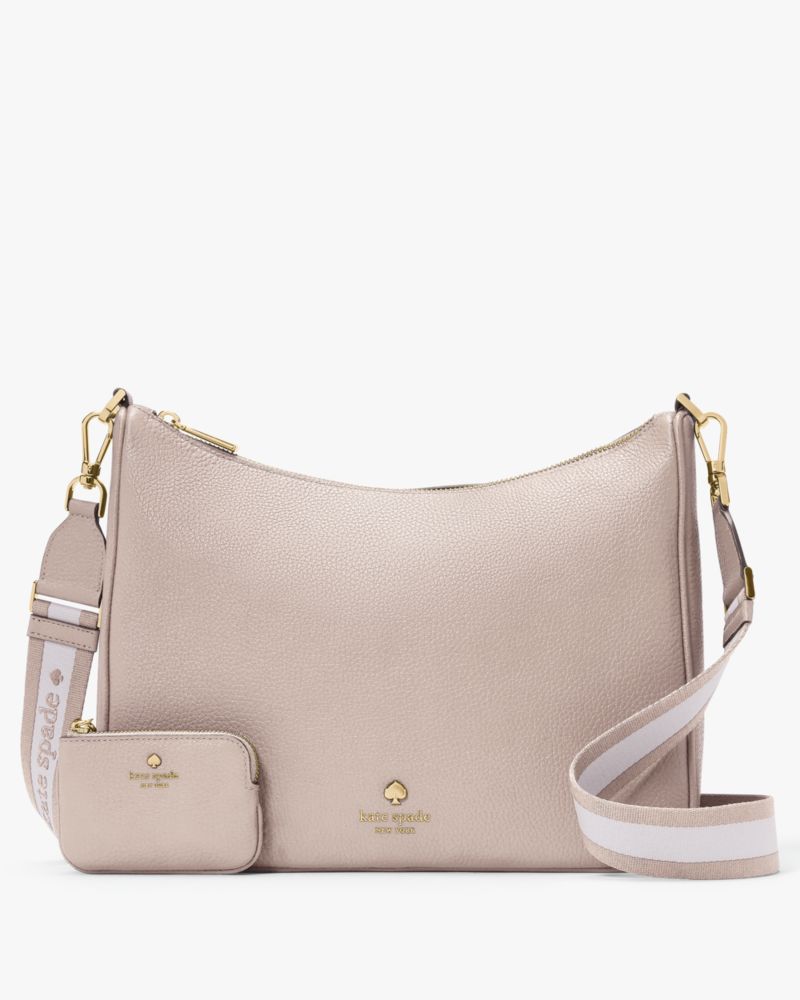 Kate Spade Emma Large Crossbody Bag Cozy Grey
