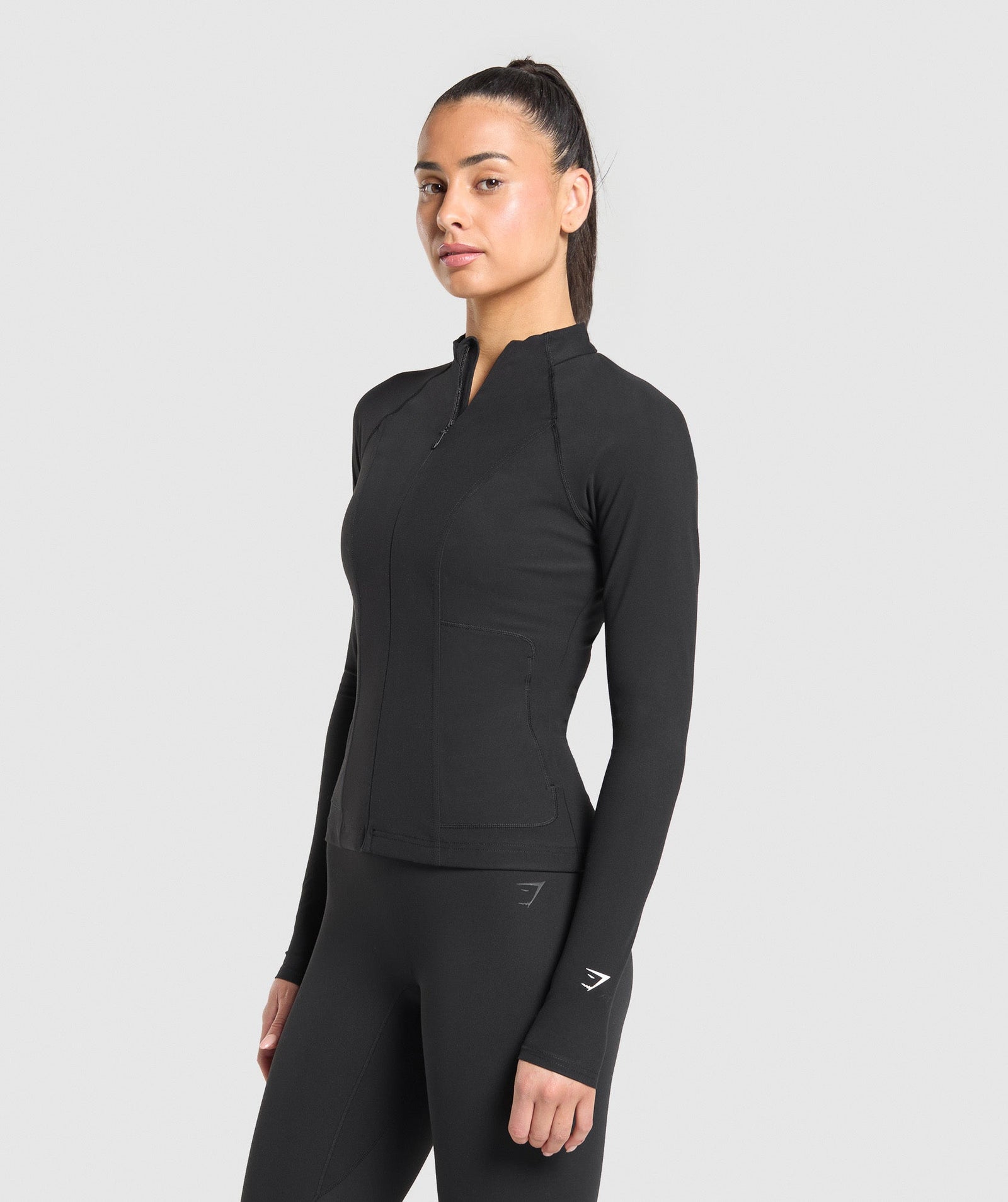 Women's Gymshark Conditioning Full Zip Jacket Black