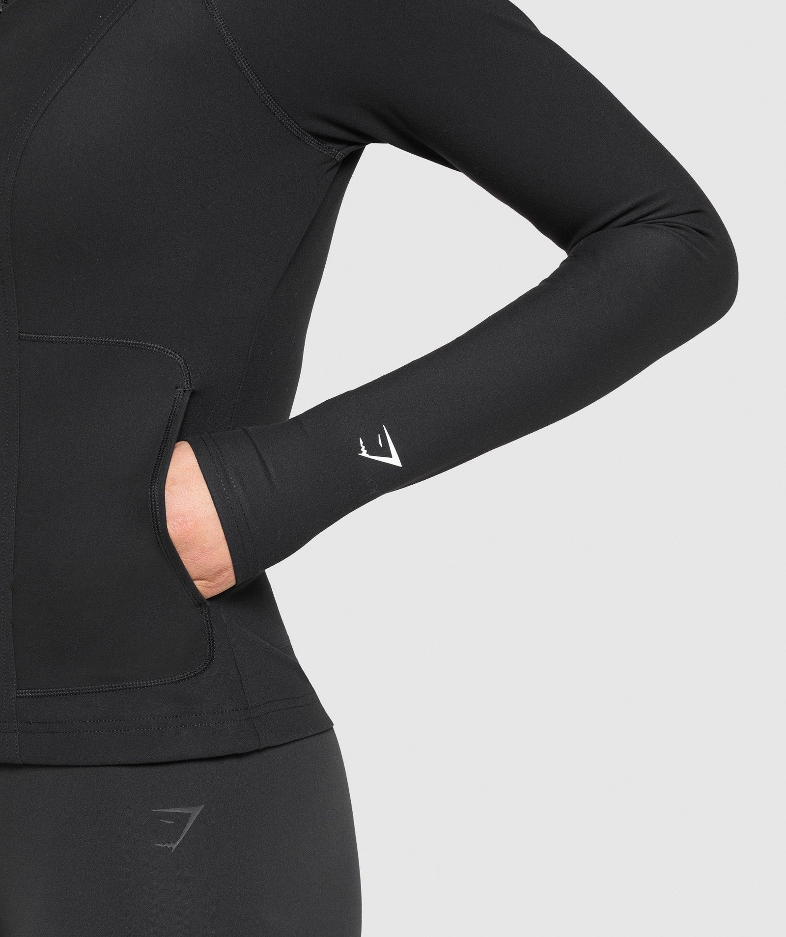 Women's Gymshark Conditioning Full Zip Jacket Black