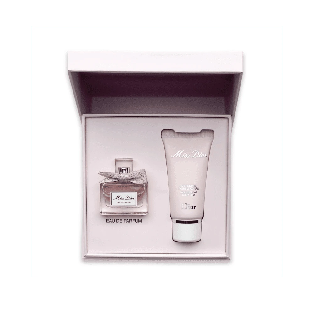 Miss Dior Perfume and Lotion Mini Gift Set (Perfume 5 ML/ Lotion 0.67 Fl Oz)