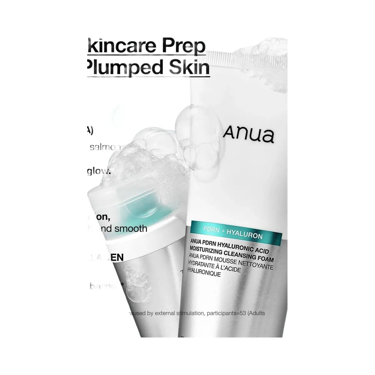 ANUA PDRN Hyaluronic Acid Moisturizing Cleansing Foam