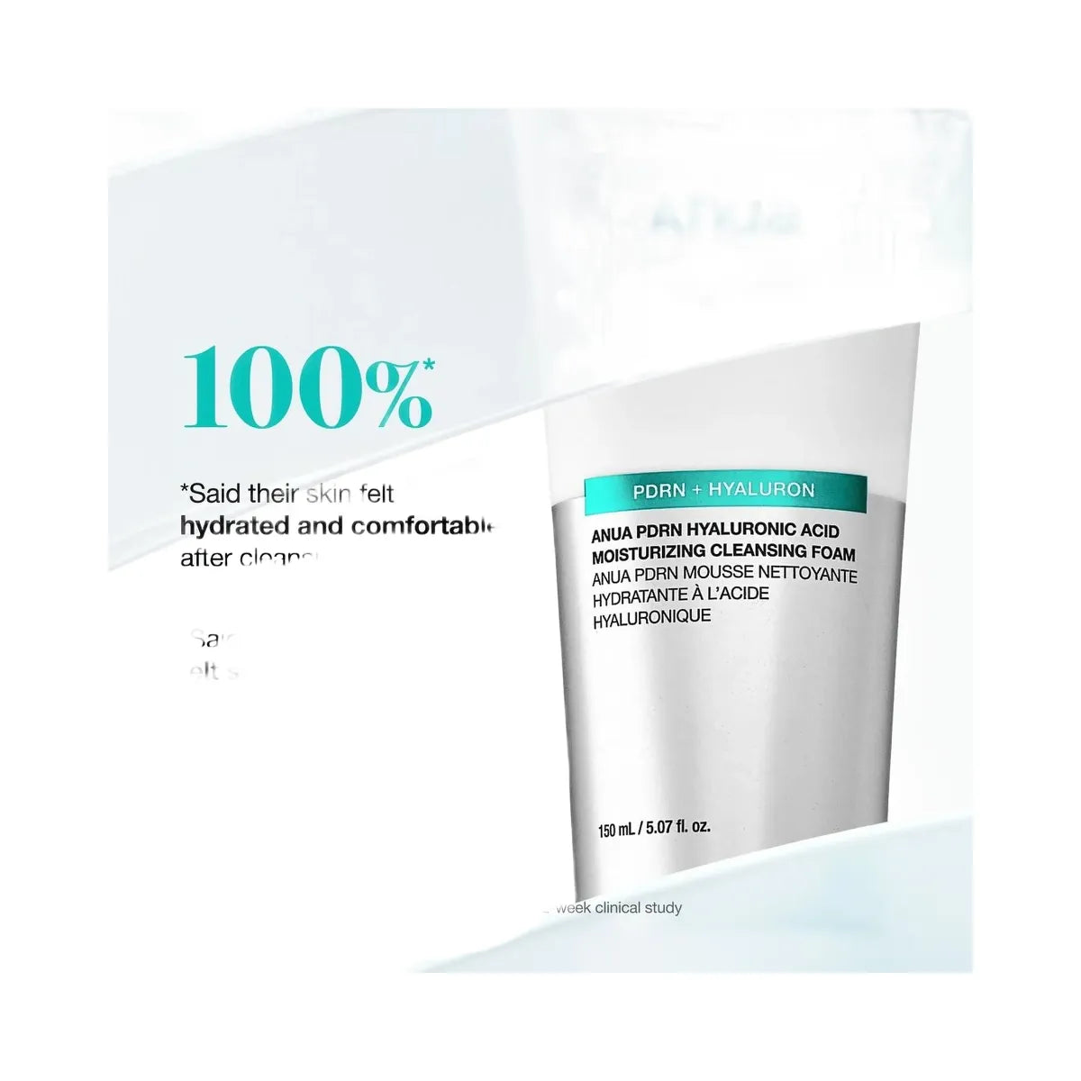 ANUA PDRN Hyaluronic Acid Moisturizing Cleansing Foam