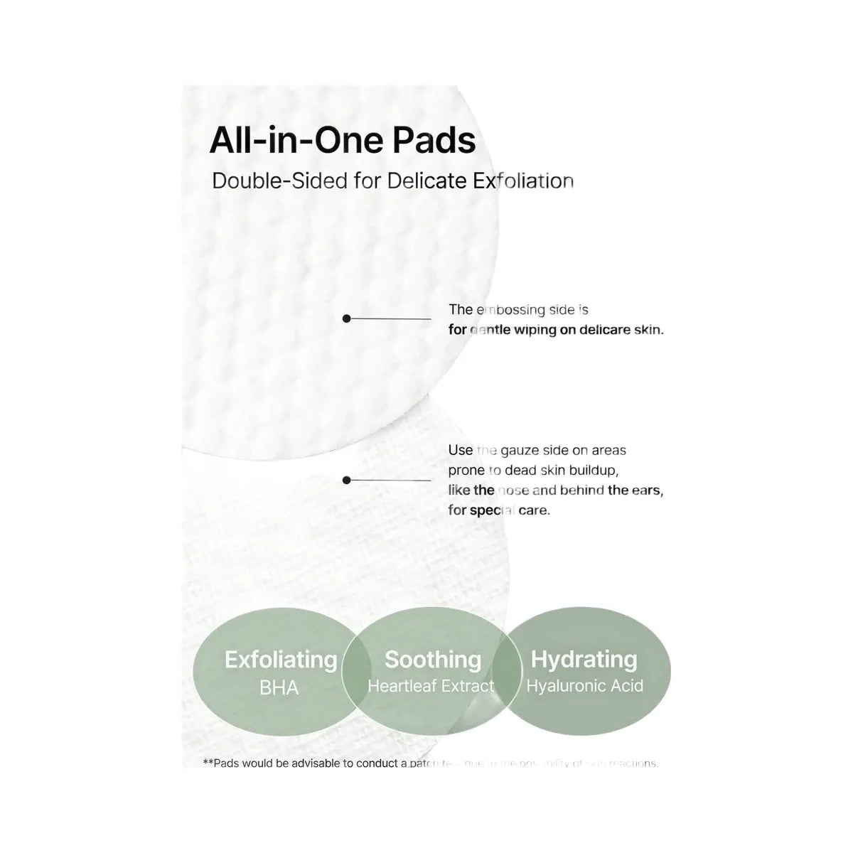 celimax Jiwoogae Heartleaf BHA Peeling & Exfoliating Pads