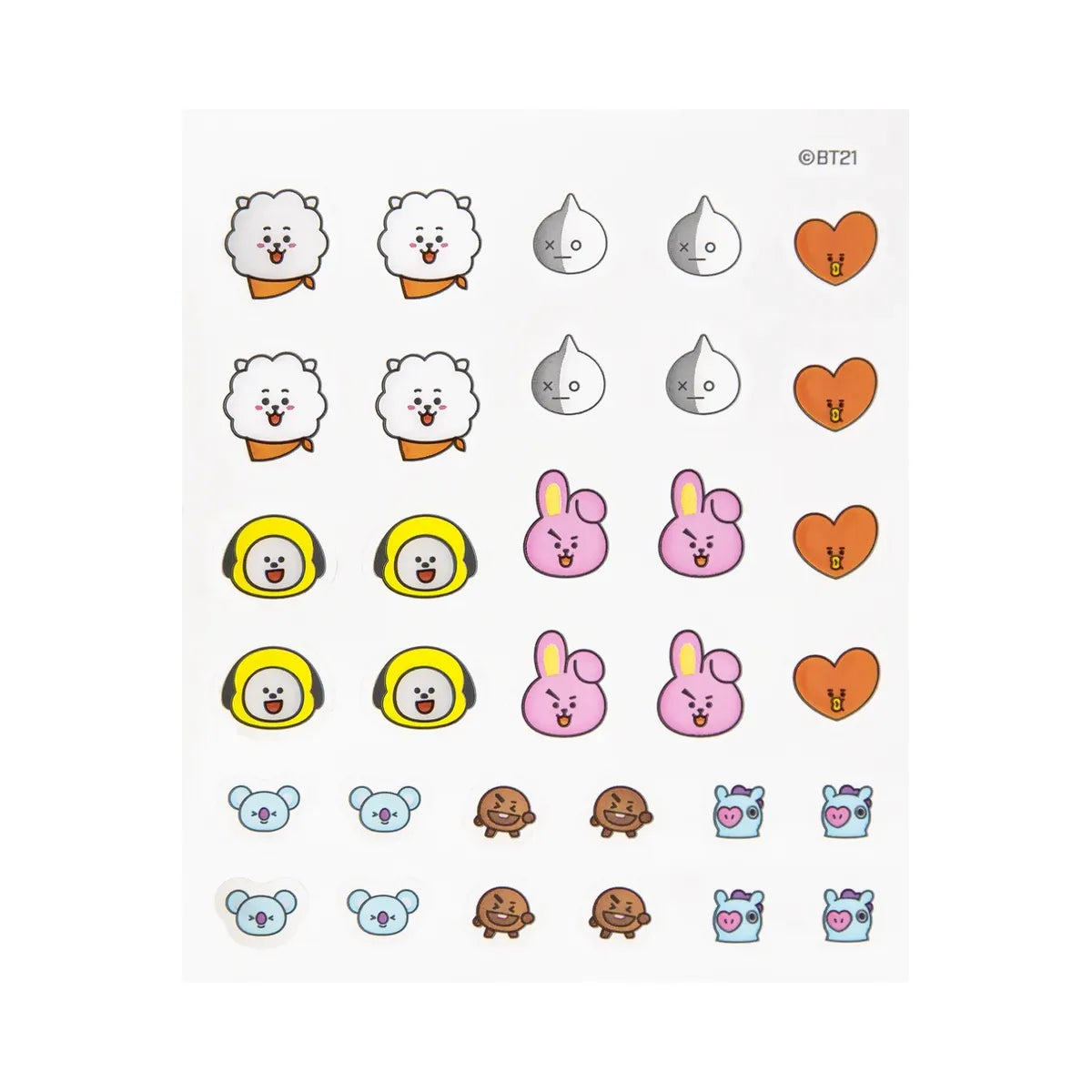 The Crème Shop BT21 Brilliant Skin Hydrocolloid Acne Patches
