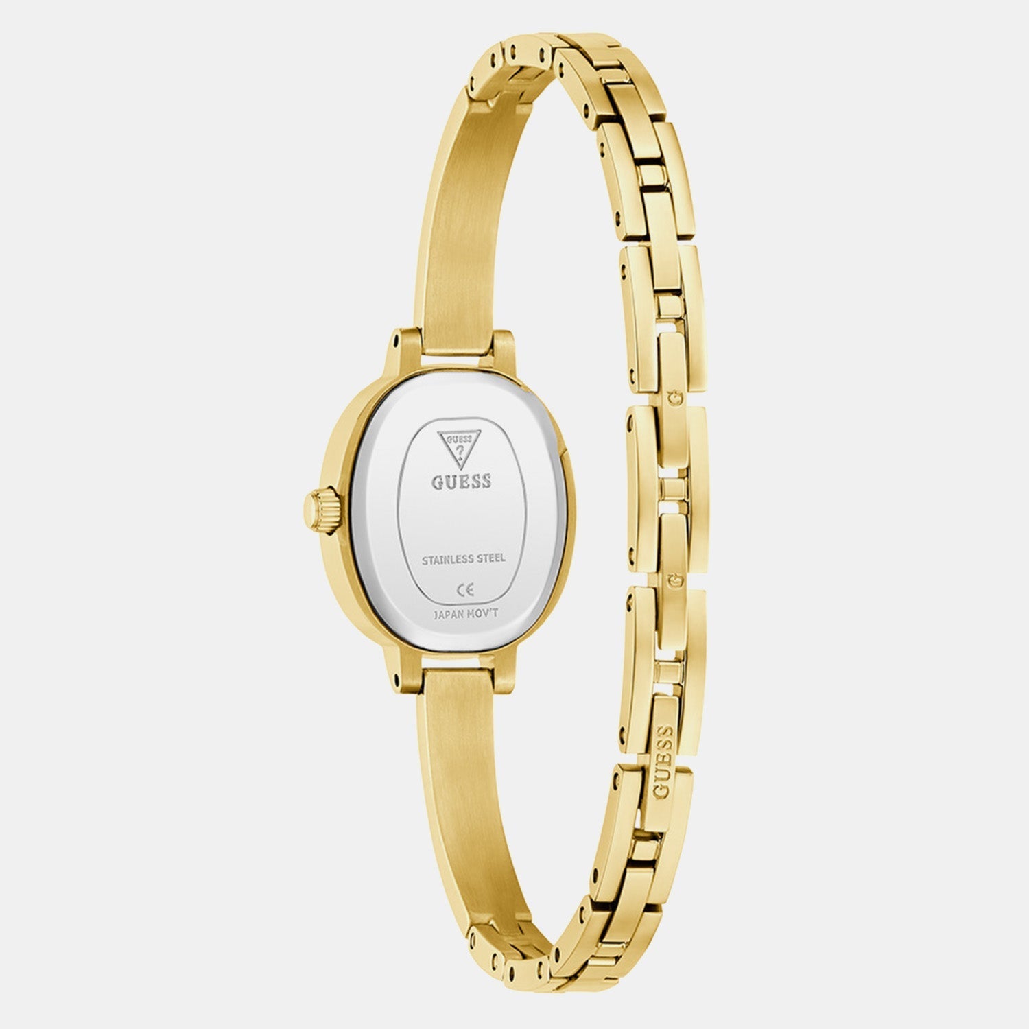 Guess Gb Penelope Women Quartz Champagne Dial Analog Stainless Steel Gw0924L2