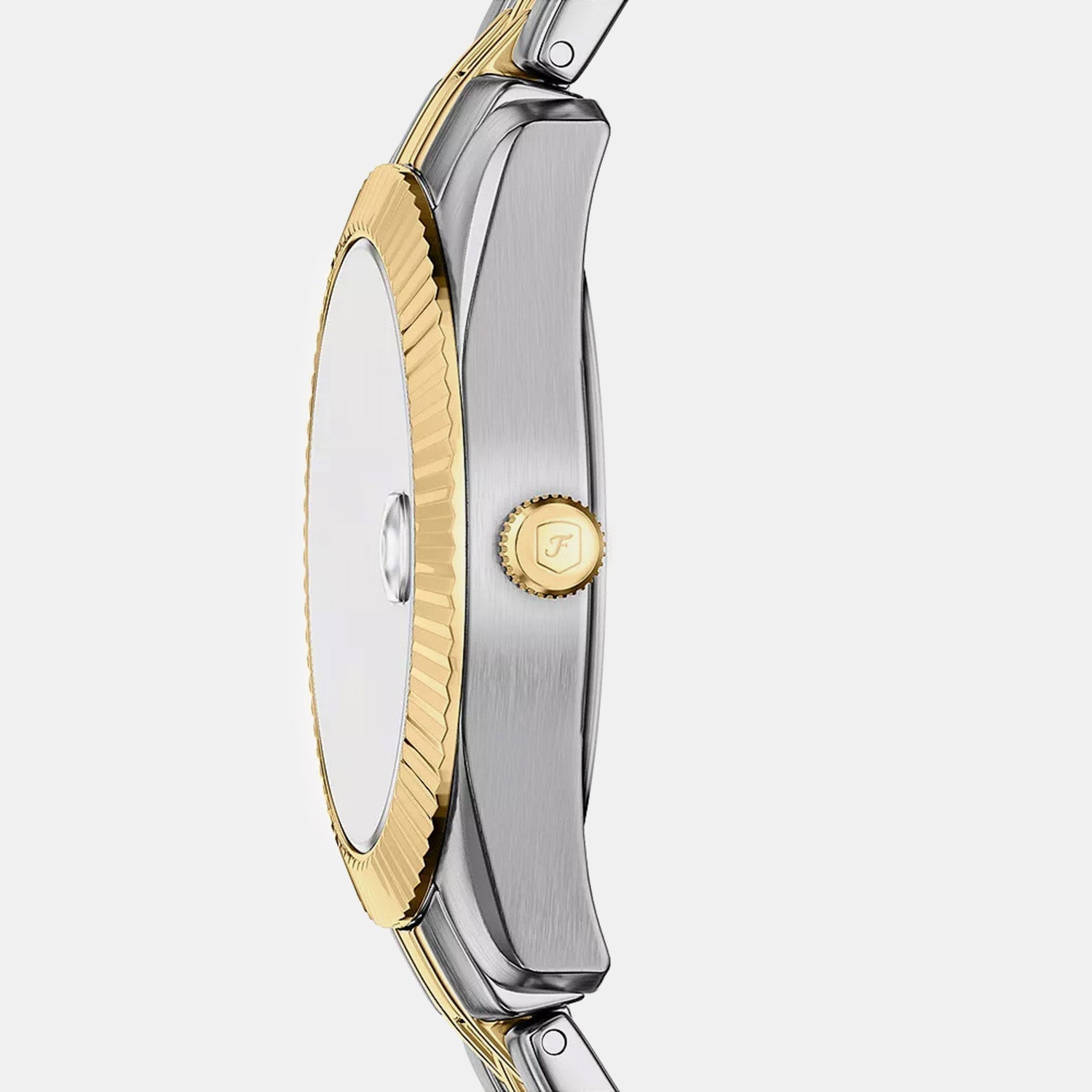 Fossil Scarlette Women Quartz Blue Dial Analog Stainless Steel Watch Es5443