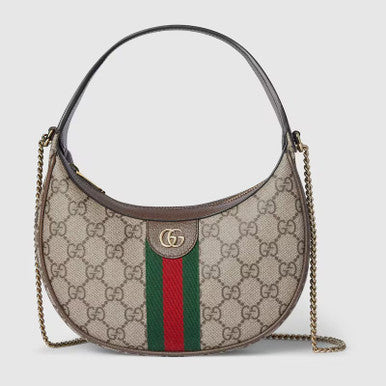 GUCCI Ophidia Small Shoulder Bag – Beige Brown