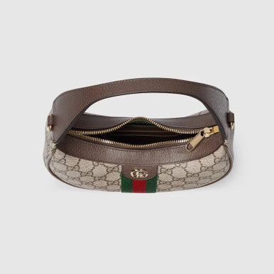 GUCCI Ophidia Small Shoulder Bag – Beige Brown