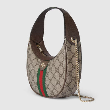 GUCCI Ophidia Small Shoulder Bag – Beige Brown
