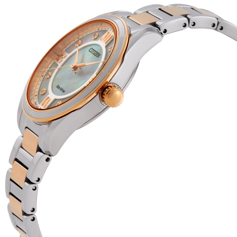 Citizen Arezzo Eco-Drive White Dial Women's Watch