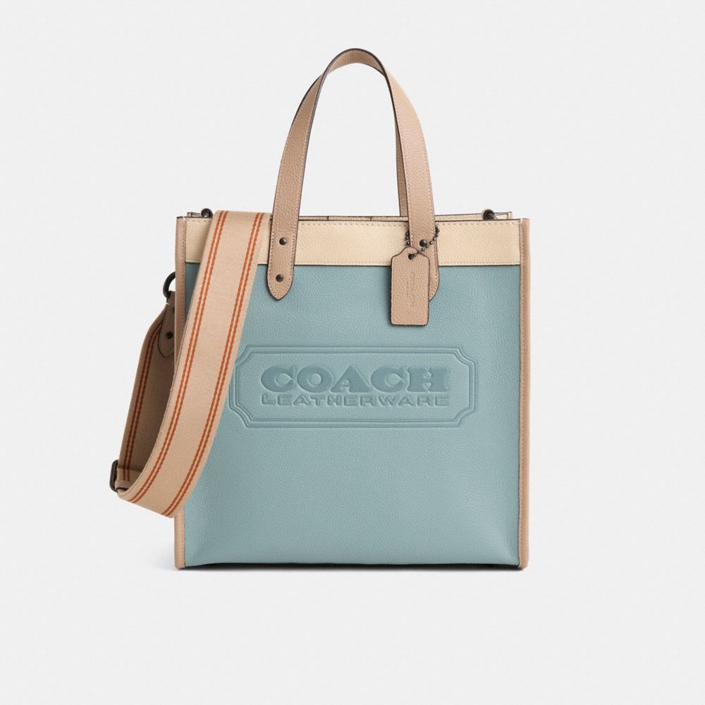 Restored Field Tote In Colorblock With Coach Badge