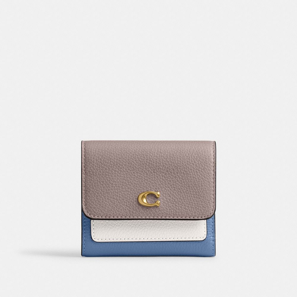 Mila Small Flap Wallet In Colorblock