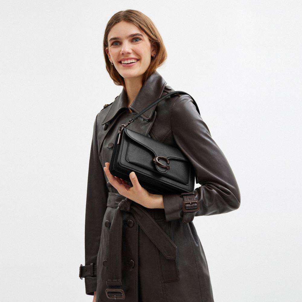 Coach Tabby Shoulder Bag 26 Pewter Black