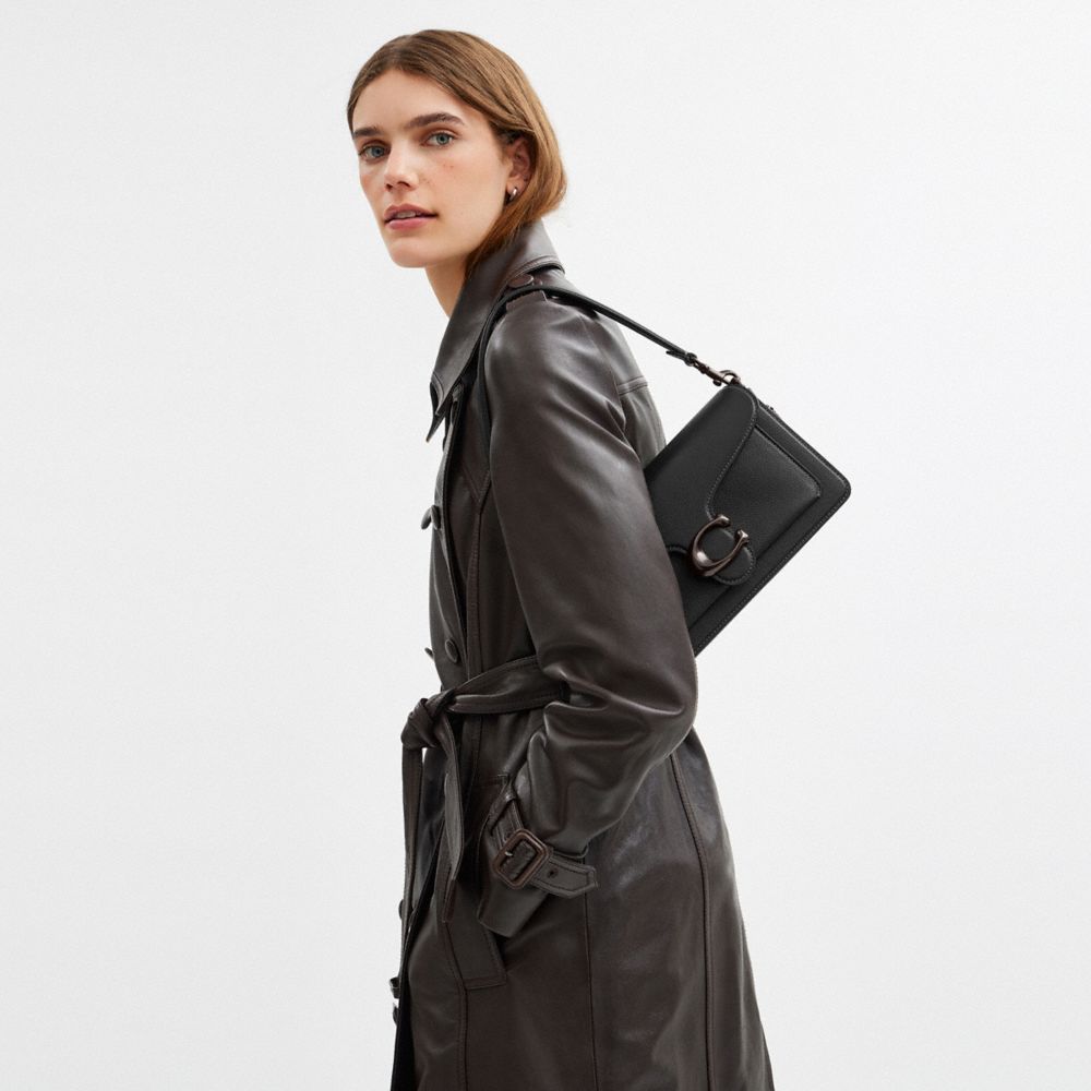Coach Tabby Shoulder Bag 26 Pewter Black