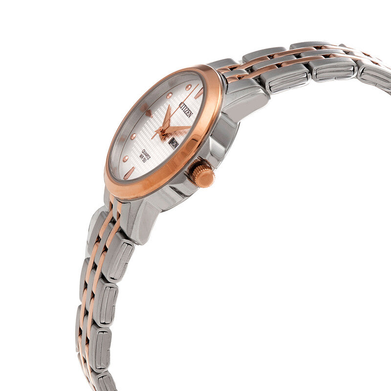 Citizen Quartz Silver Dial Two-Tone Women's Watch