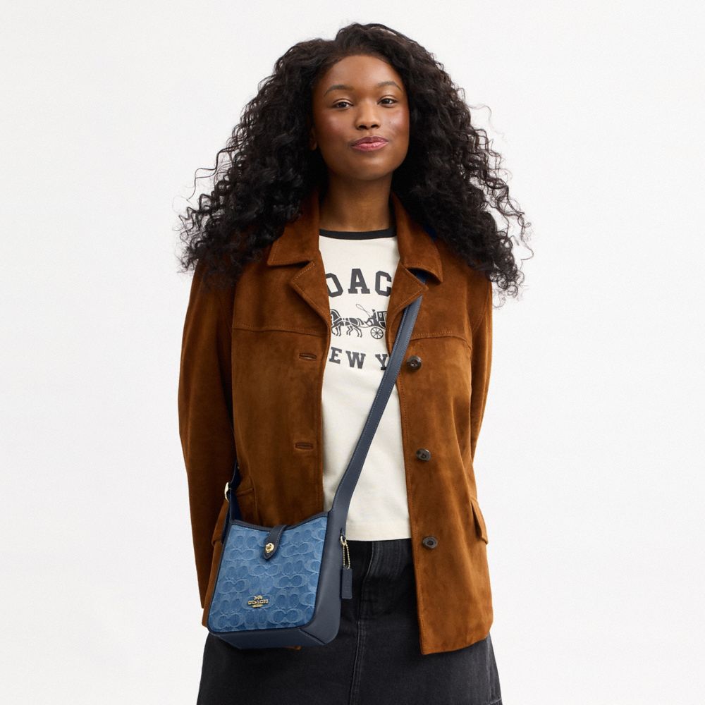 Hadley Mini Crossbody Bag In Signature Denim