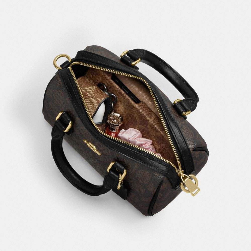 Mini Rowan Crossbody Bag In Signature Canvas