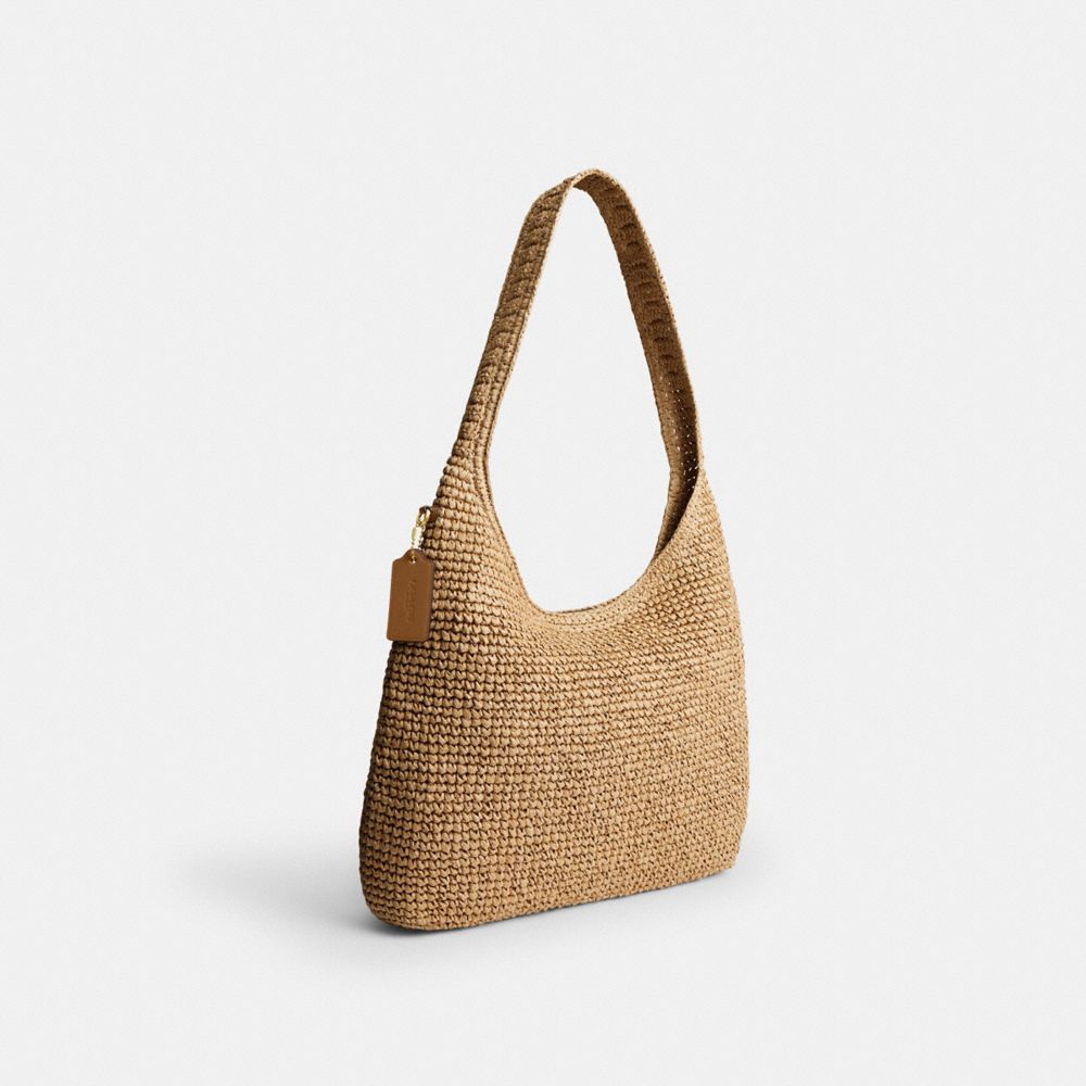 Coach Brooklyn Shoulder Bag 34 Brass Natural
