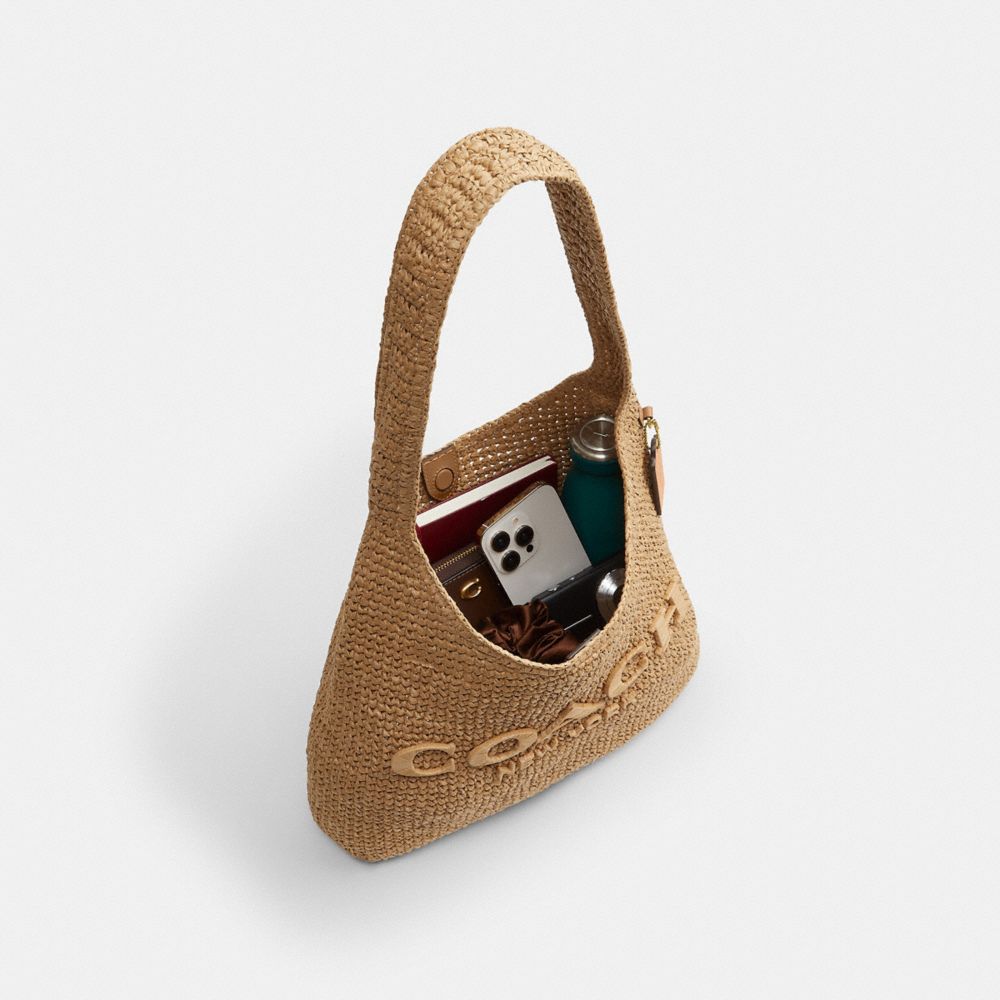 Coach Brooklyn Shoulder Bag 34 Brass Natural
