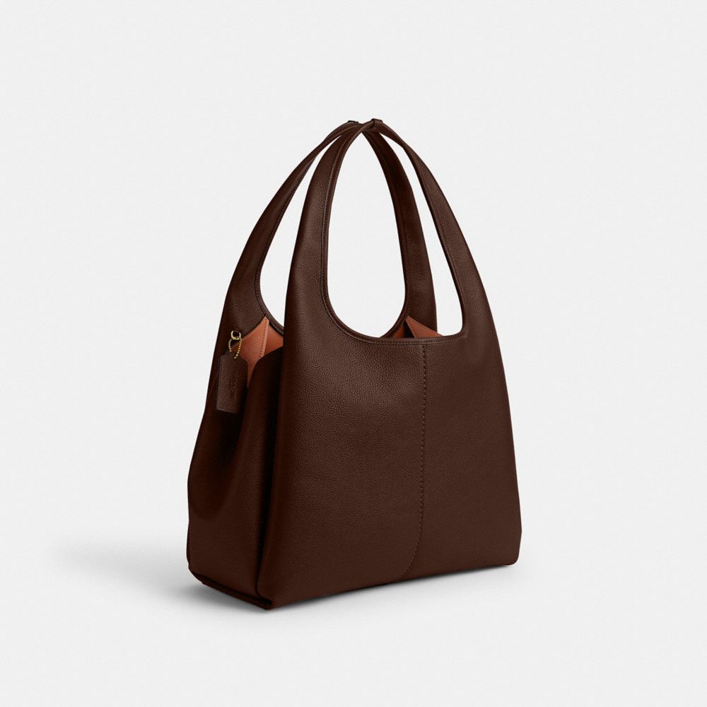 Coach Lana Shoulder Bag Brass Maple