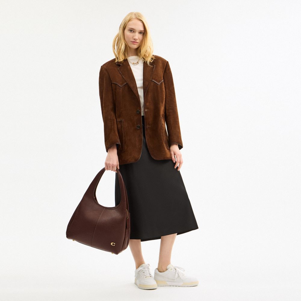 Coach Lana Shoulder Bag Brass Maple