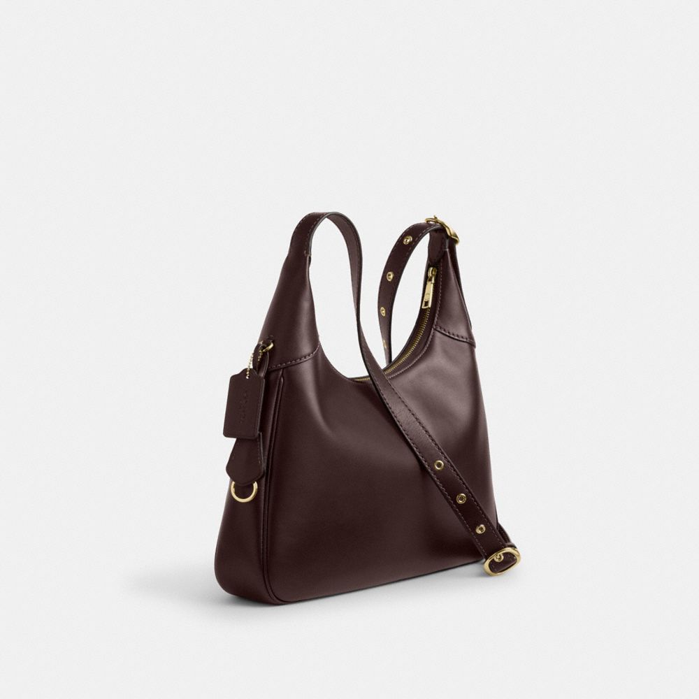 Coach Ella Shoulder Bag Gold Espresso