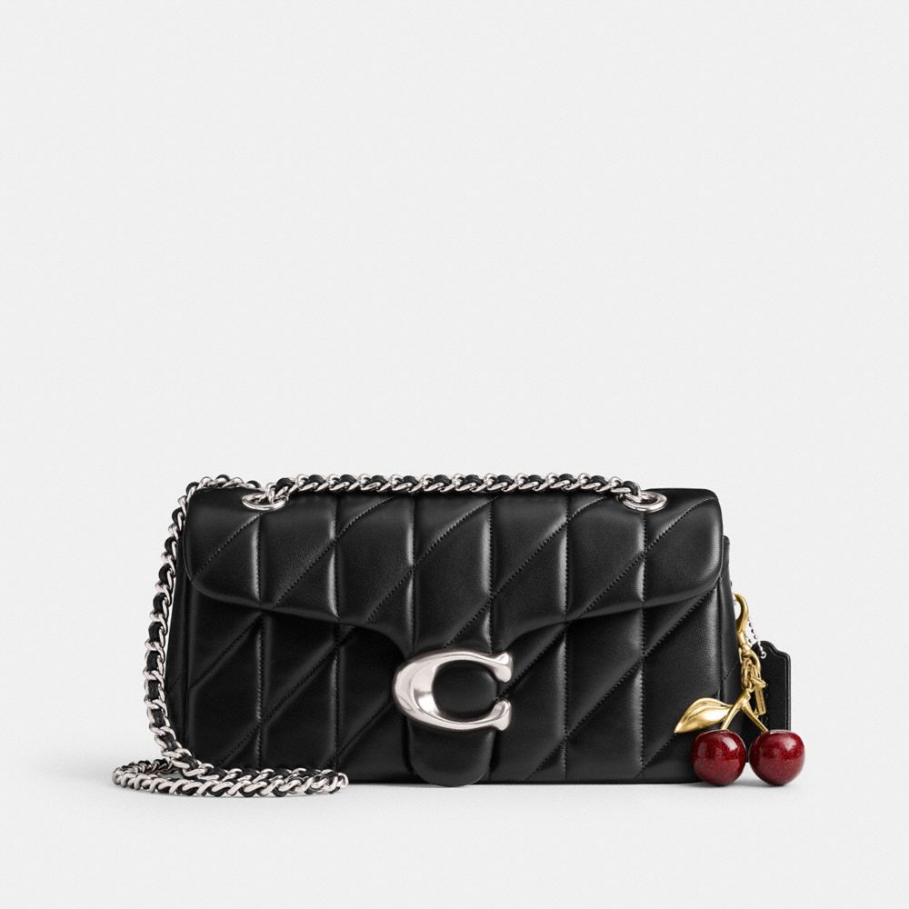 Coach Tabby Shoulder Bag 26 With Pillow Quilting Pewter Black