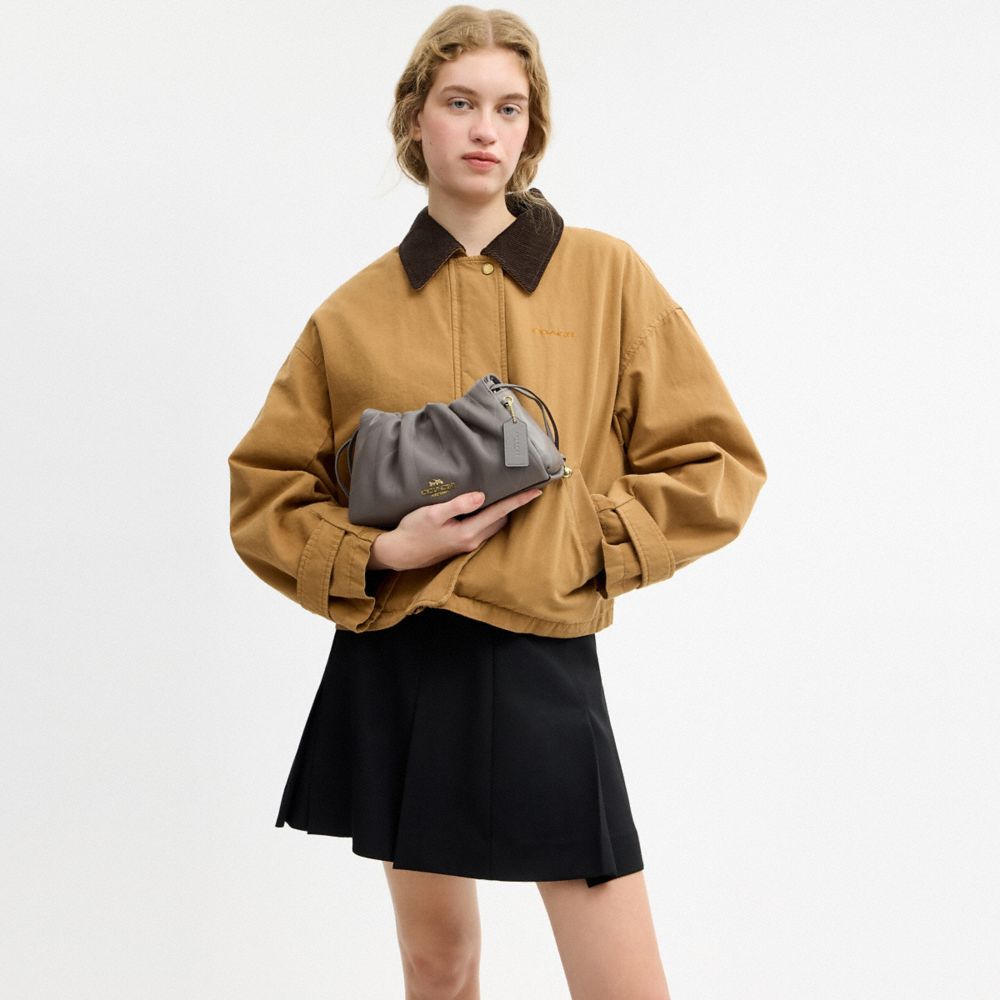 Coach Faye Shoulder Bag With Quilting Gold Slate