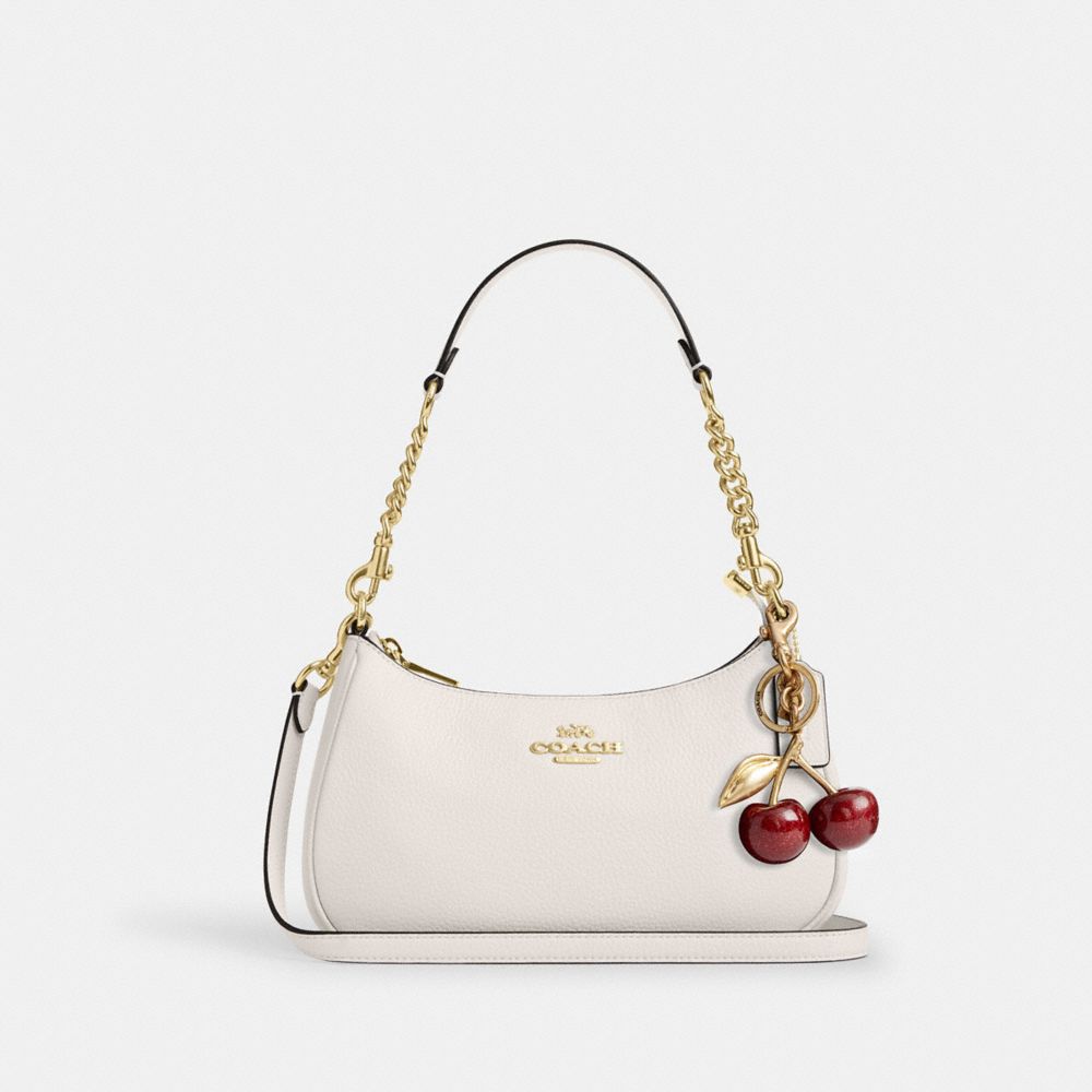 Coach Teri Shoulder Bag Gold Chalk