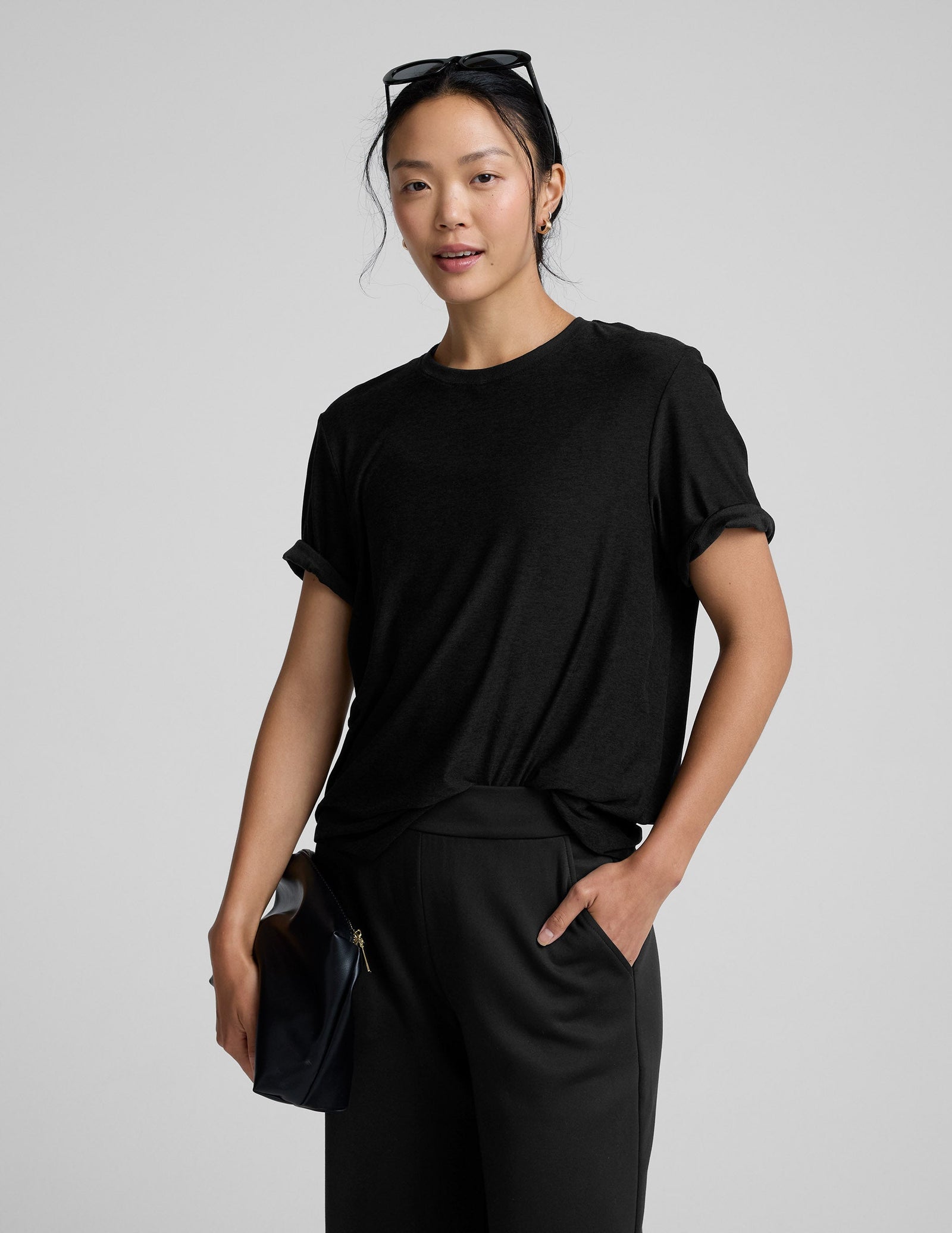 Beyond Yoga Always Beyond Crew Tee 20 Women's