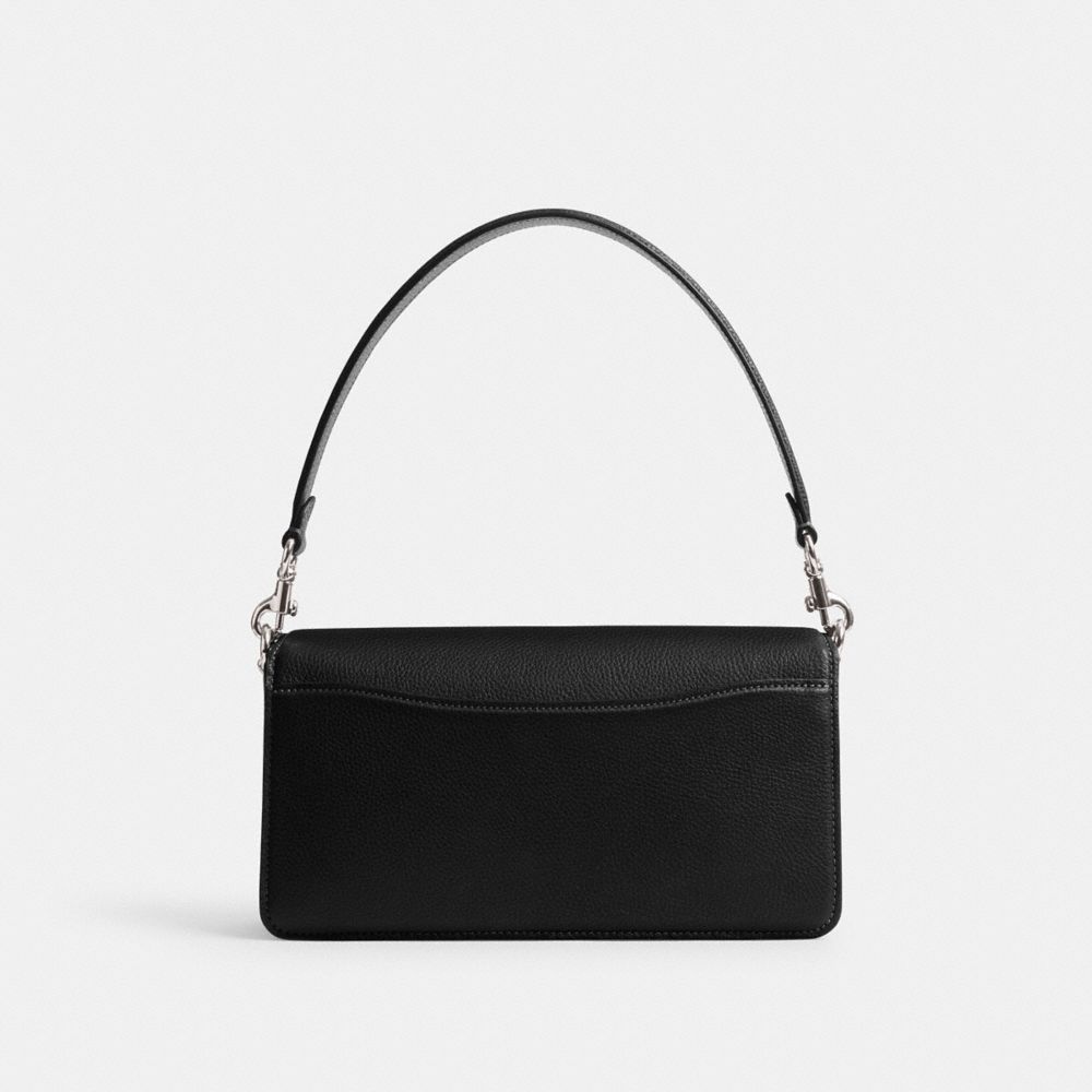 Coach Tabby Shoulder Bag 26 Silver Black