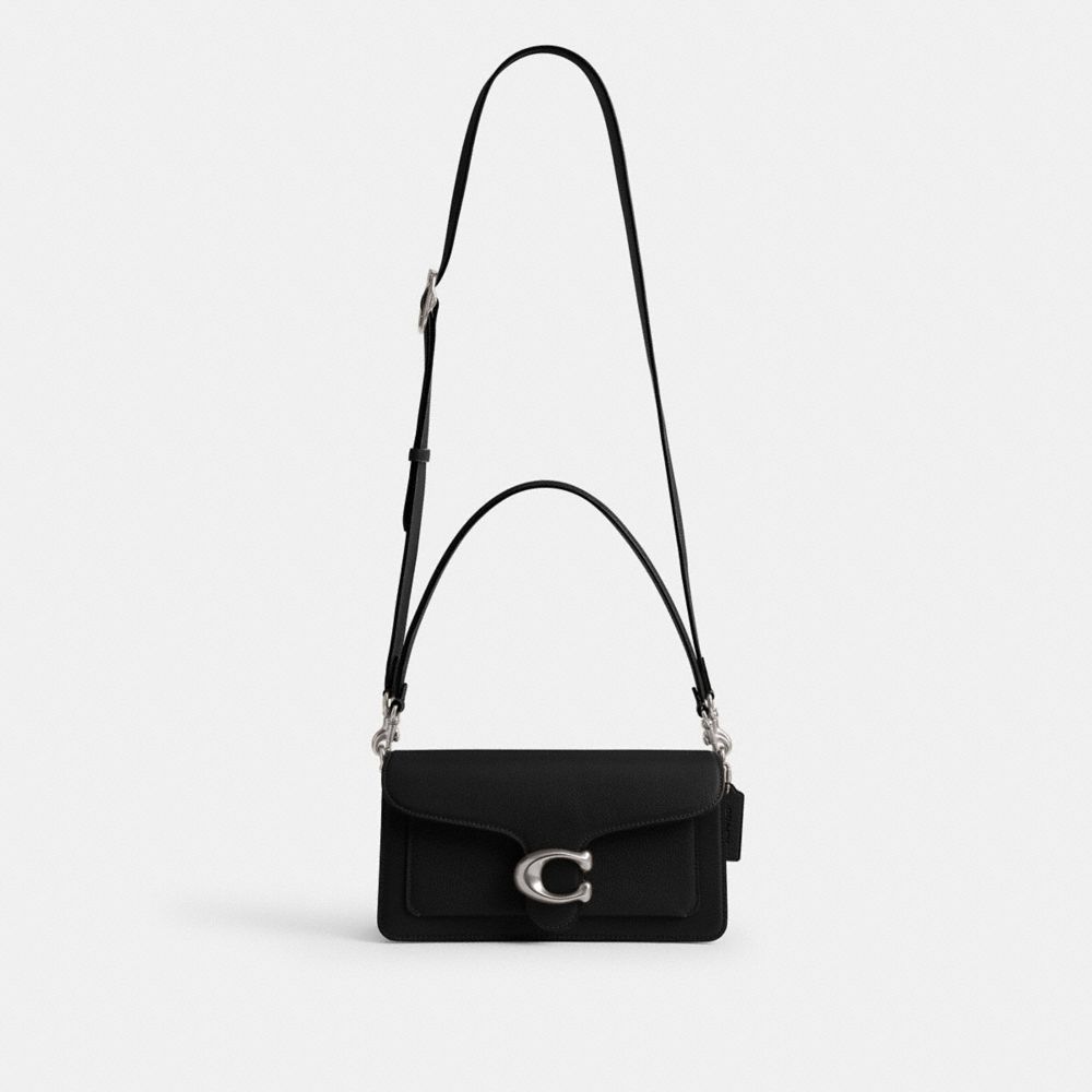 Coach Tabby Shoulder Bag 26 Silver Black