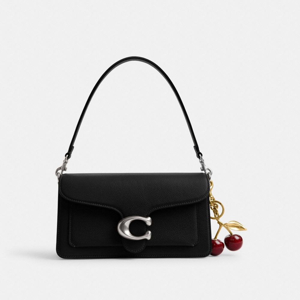 Coach Tabby Shoulder Bag 26 Silver Black