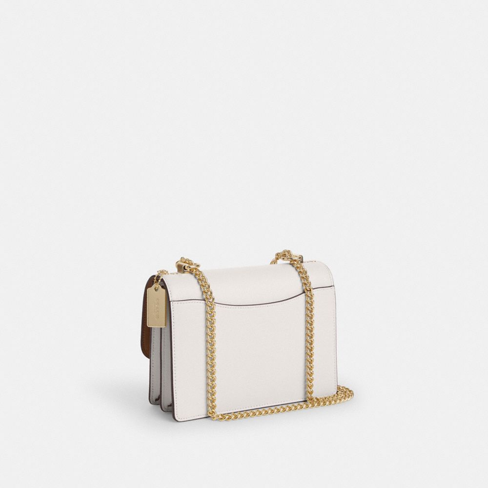 Coach Klare Crossbody Bag In Signature Canvas Gold Sand Chalk
