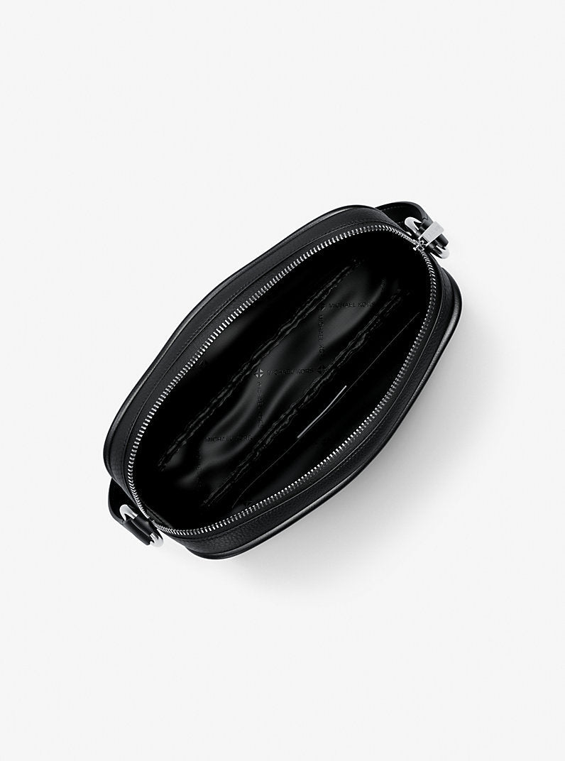 Jet Set Travel Large Logo Debossed Camera Crossbody Bag