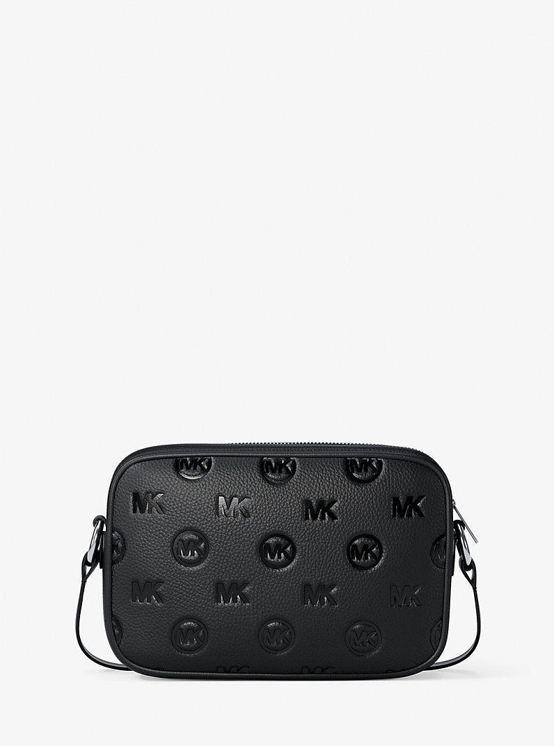 Jet Set Travel Large Logo Debossed Camera Crossbody Bag